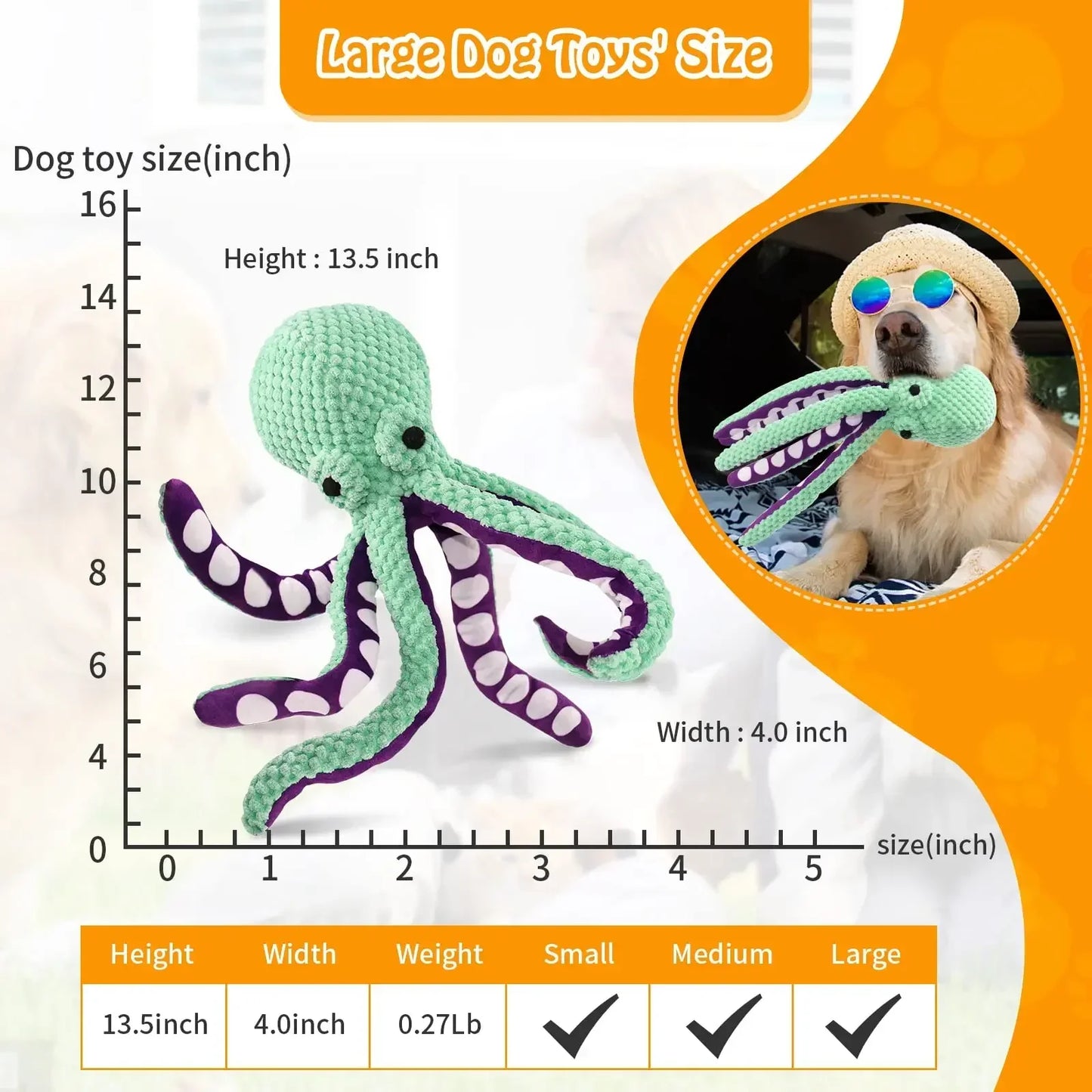Pet Plush Toy Cat Dog Voice Octopus Shell Puzzle Toy Bite Resistant