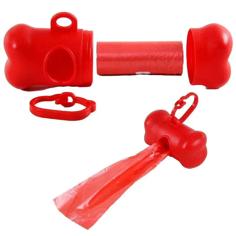 Pet Poop Bag Solid Color Printed Pet Garbage Bag Cleaning Poop Bag
