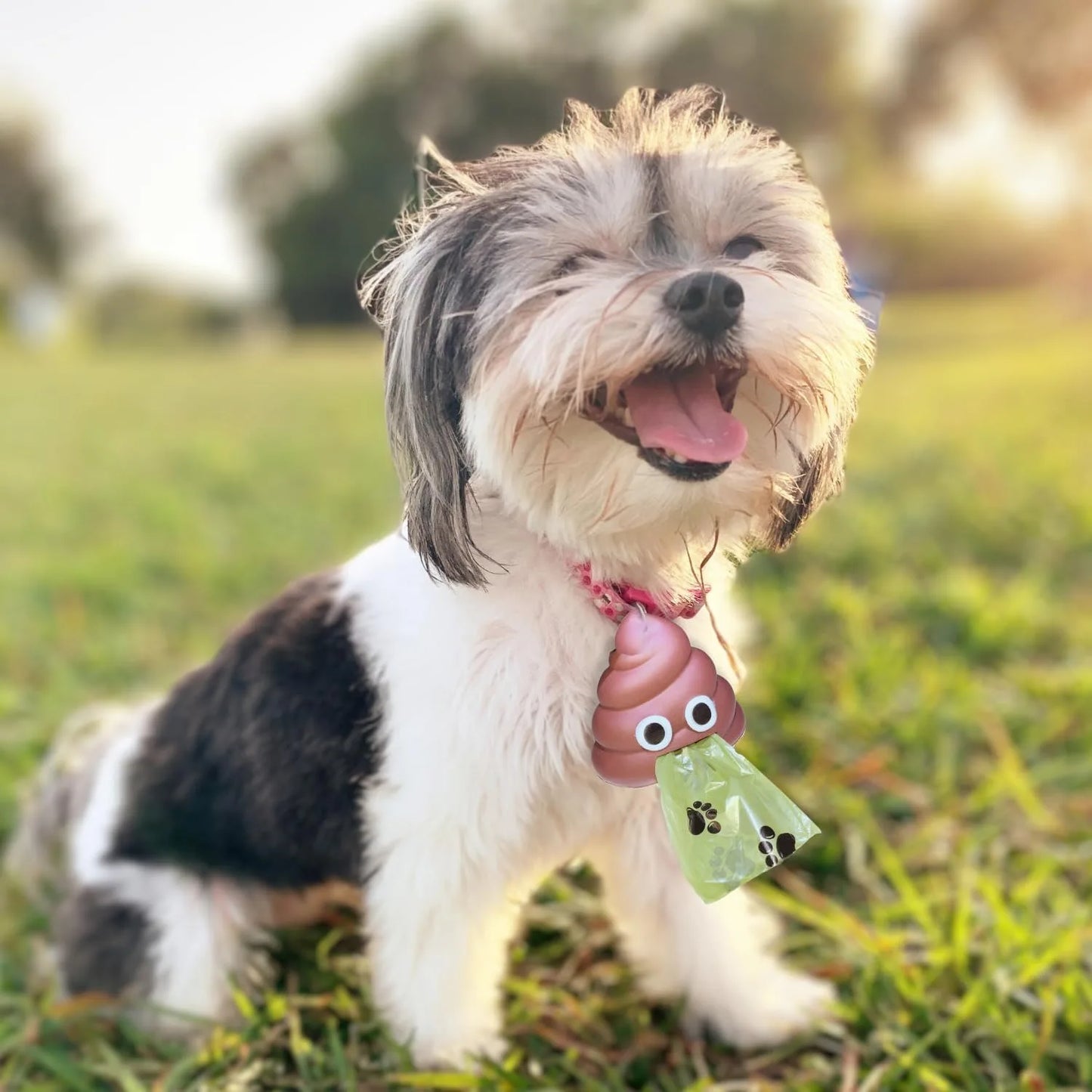 1pc Creative pet supplies, dog outdoor toilet, biodegradable garbage