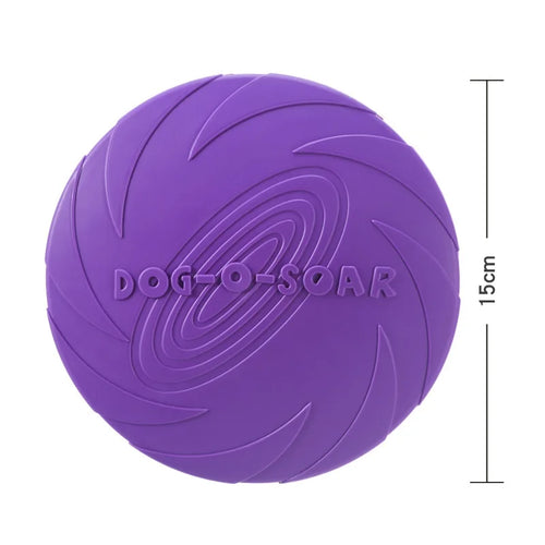 Pet Dog Flying Disk Toy Silicone Material Environmentally Friendly