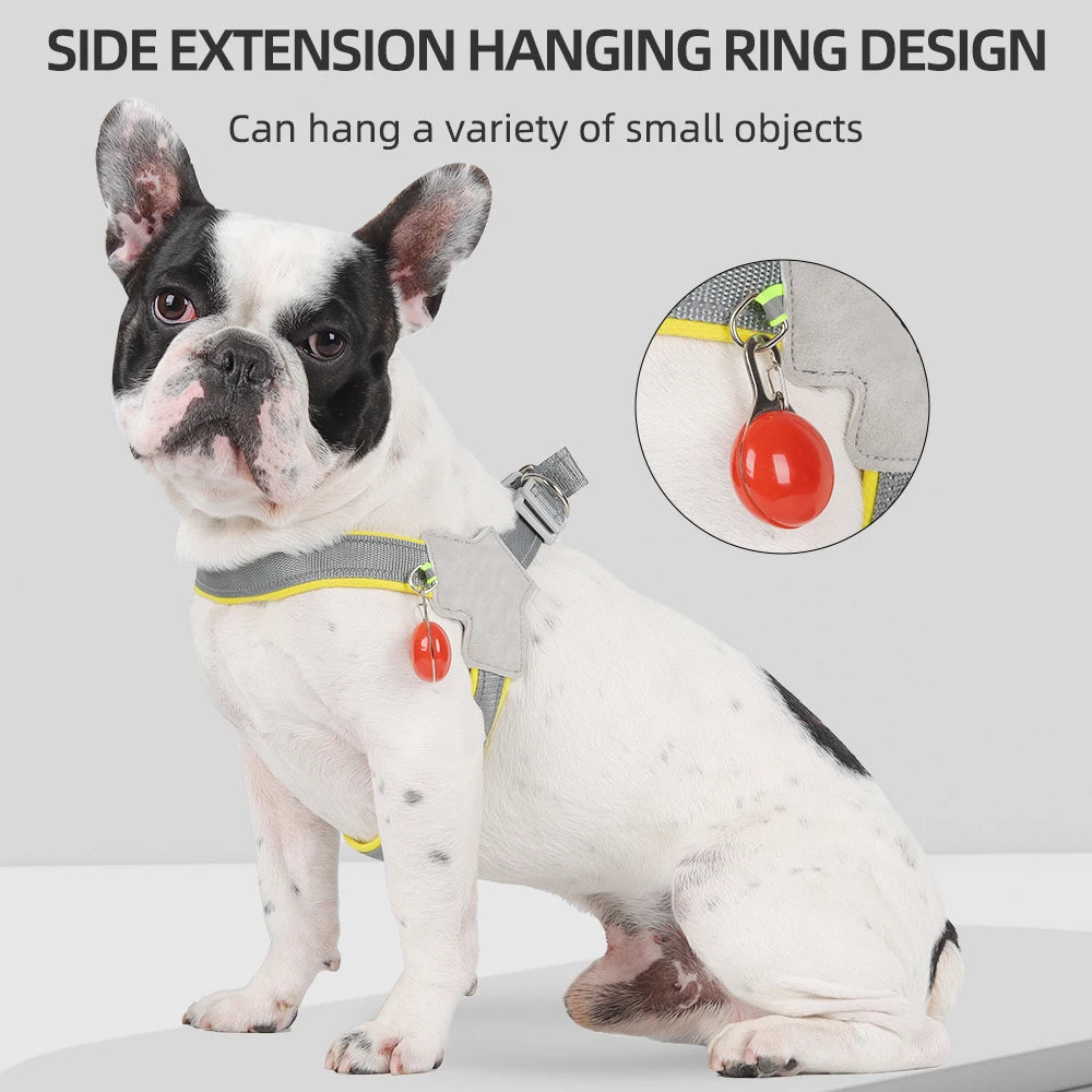 Reflective Pet Dog Harness For Small Medium Dogs Cat No Pull Vest