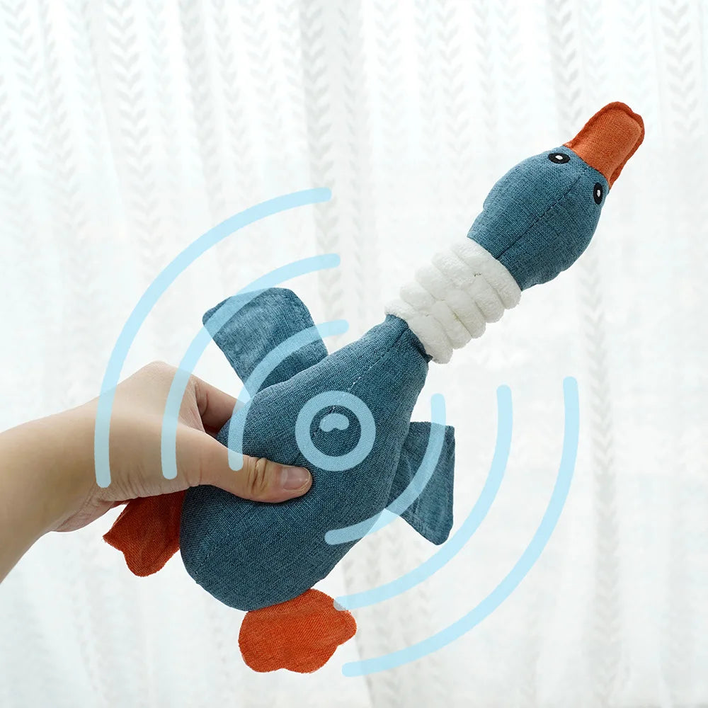 Pet Toys Geese Sound Bite Resistant Teeth Grinding Teeth Cleaning Dog