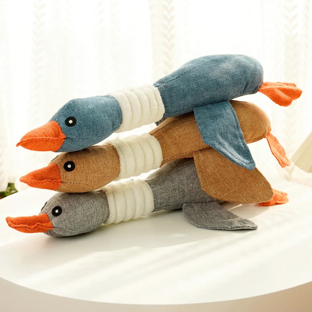 Pet Toys Geese Sound Bite Resistant Teeth Grinding Teeth Cleaning Dog