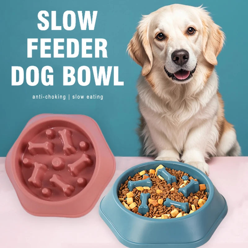 Slow Feeder Dog Bowl Anti-choking Slow Feeding Bowls for Dogs