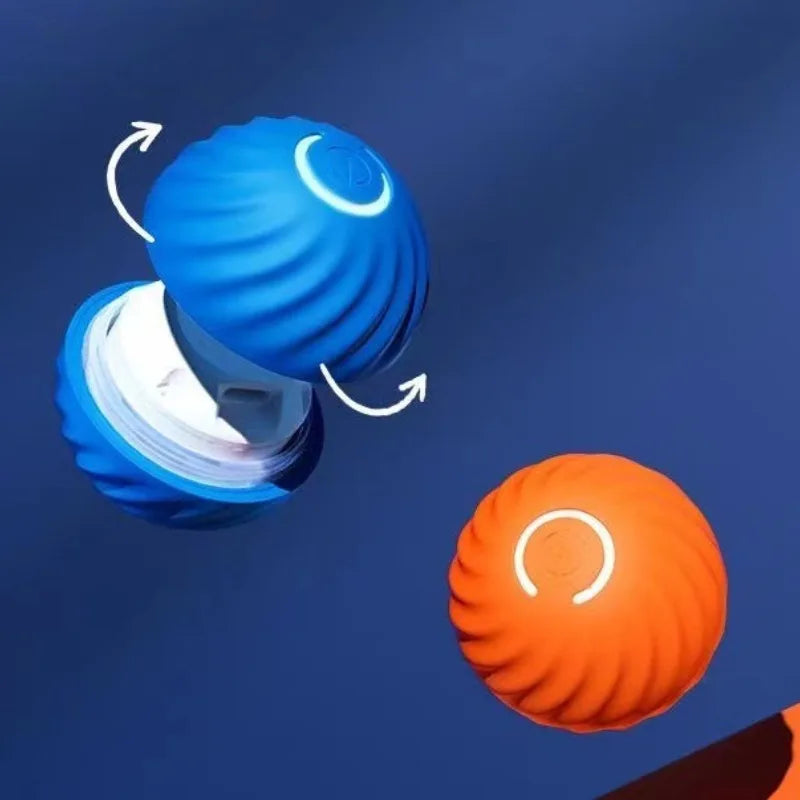 Pet Toy Ball Automatic Moving Dog Toy Ball Smart USB Jumping Rotating