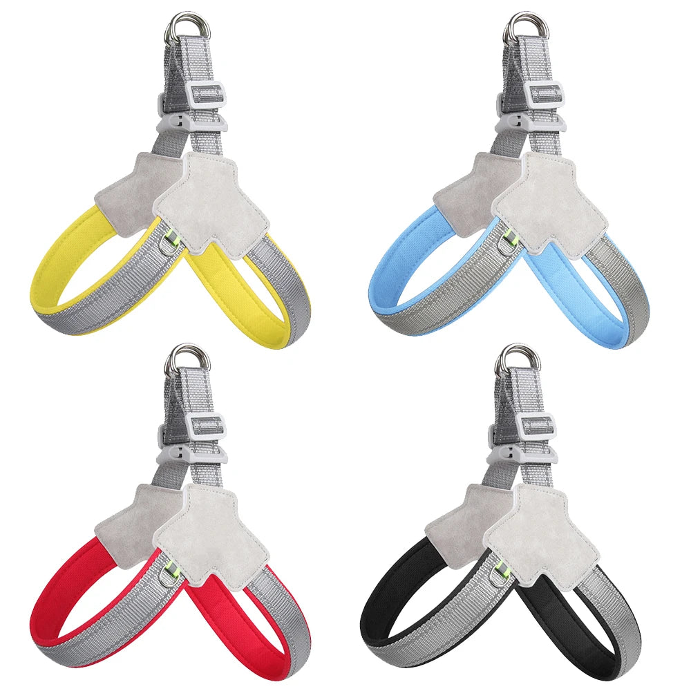 Reflective Pet Dog Harness For Small Medium Dogs Cat No Pull Vest
