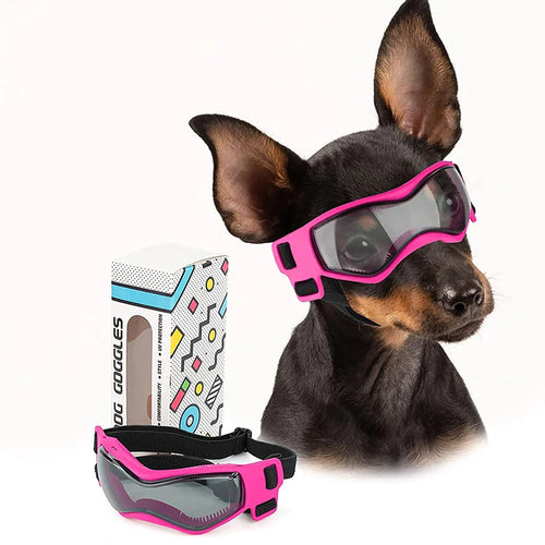Dog Sunglasses Soft Adjustable UV Protection Pet Goggles Easy Wear
