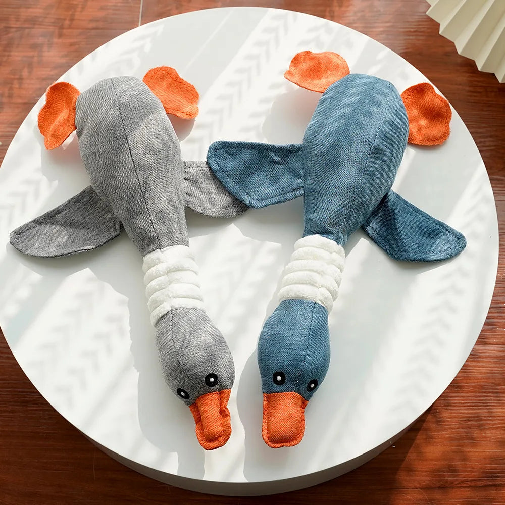 Pet Toys Geese Sound Bite Resistant Teeth Grinding Teeth Cleaning Dog