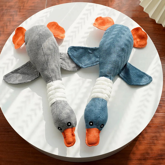 Pet Toys Geese Sound Bite Resistant Teeth Grinding Teeth Cleaning Dog