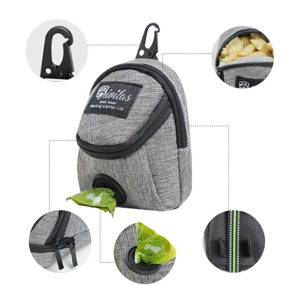 Portable Dog Training Treat Bag Outdoor Pet Dog Treat Pouch Puppy