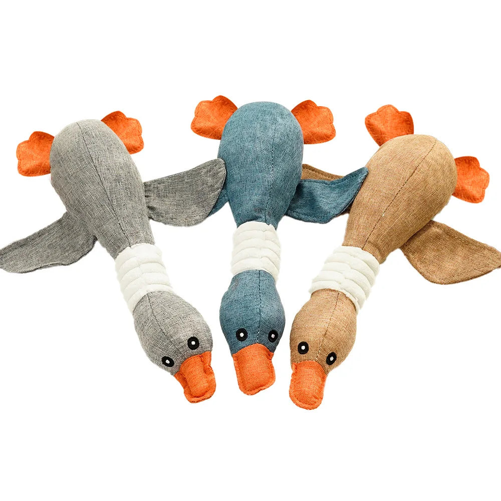 Pet Toys Geese Sound Bite Resistant Teeth Grinding Teeth Cleaning Dog